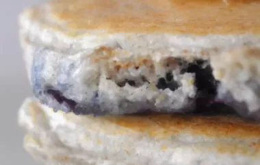 Blueberry-Flax Pancakes