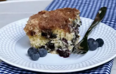 Blueberry Muffin Cake