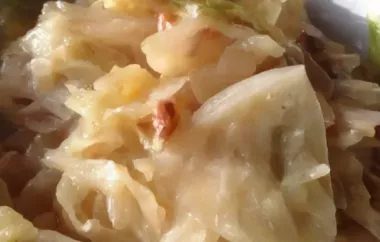 Boiled Cabbage with Bacon