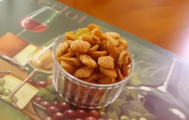 Bold and Simple Snack Mix: A Flavorful and Easy-to-Make Snack Option