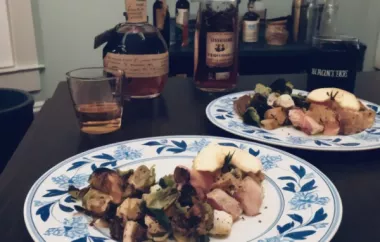 Bourbon-Apple Cider and Honey Glazed Pork Chops