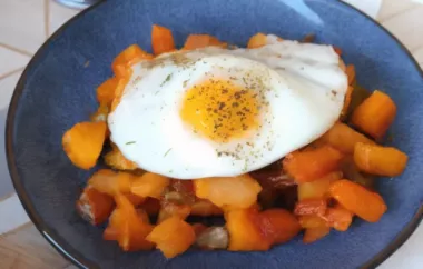 Bourbon Butternut Breakfast Hash