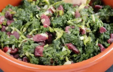 Braised Kale and Beans