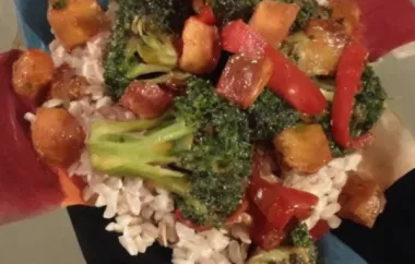 Broccoli and Tofu Stir Fry