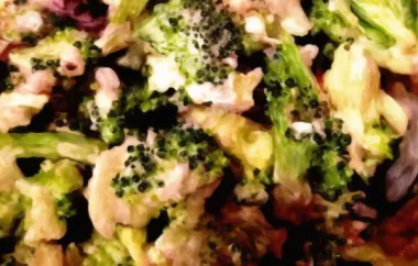 Broccoli, Apple, Cranberry Salad