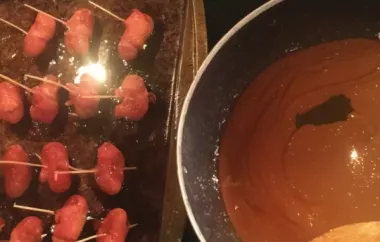 Brown Sugar Bacon-Wrapped Weenies