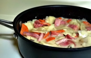 Brown Sugar Ham and Potato Skillet Recipe