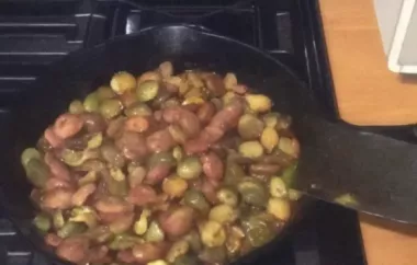 Brussels Sprouts with Franks