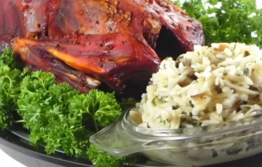 Buckshot Duck with Wild and Brown Rice Stuffing Recipe