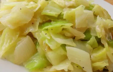 Buttered-Braised Cabbage