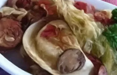 Cabbage, Polish Sausage and Pierogies