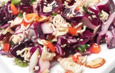 Cabbage Ramen Salad