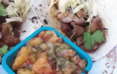 California Fusion Peach Salsa Recipe