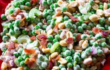 Carmel's Crunchy Pea Salad