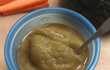 Carrots and Broccoli Baby Food