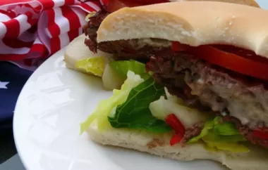 Celebrate the flavors of America with these star-spangled burgers!