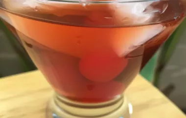 Celebrate the holidays with this festive twist on the classic Manhattan cocktail.