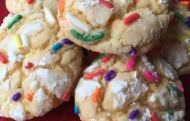 Celebrate with these colorful and delicious Funfetti Birthday Cookies!