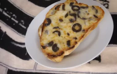 Cheese and Olive Bread