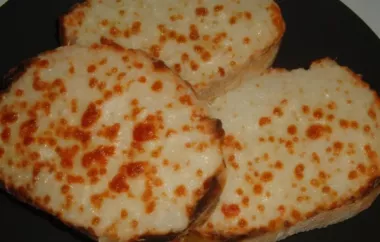 Cheese, Onion and Garlic Bread