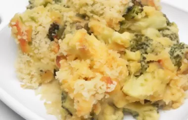 Cheesy and delicious Broccoli Gratin