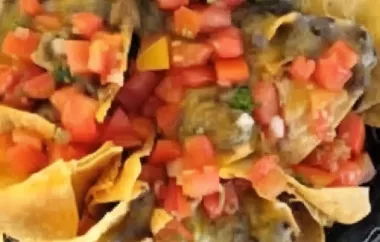Cheesy and Flavorful Baked Nachos Recipe