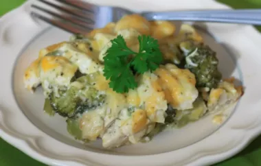 Cheesy Broccoli and Chicken Casserole