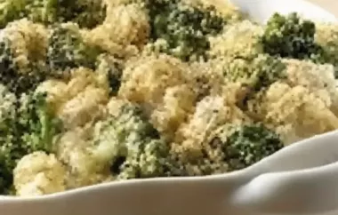 Cheesy Chicken, Broccoli, and Cauliflower Casserole