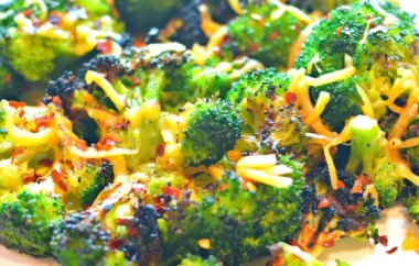 Cheesy Grilled Broccoli