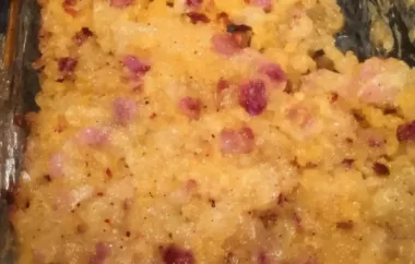 Cheesy Ham Potato Bake: A Delicious Comfort Food Dish