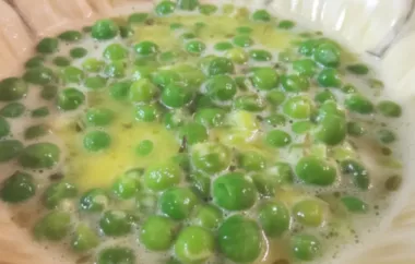 Cheesy Peas: A Delicious and Easy Side Dish