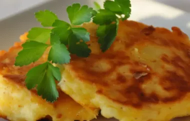 Cheesy Potato Pancakes - A Delicious Twist on a Classic Breakfast Dish