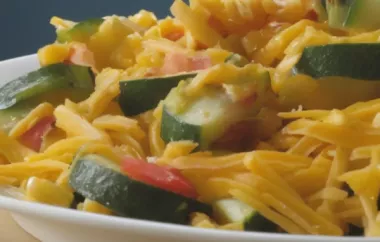 Cheesy Zucchini and Corn Casserole: A Delicious and Nutritious Side Dish