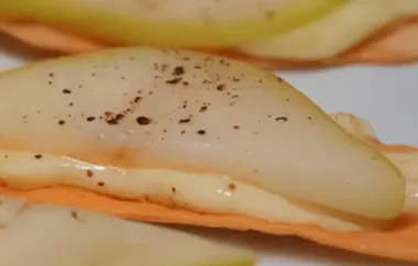 Chef John's Brie with Ripe Pear and Black Pepper