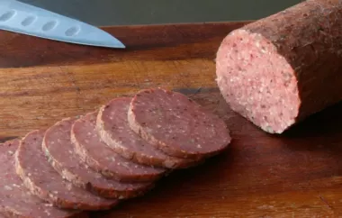 Chef John's Summer Sausage