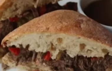 Chicago-Inspired Italian Beef Sandwich
