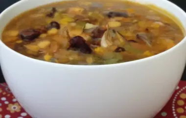 Chicken, Corn and Black Bean Soup