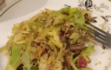 Chinese Cabbage Salad - A Refreshing and Healthy Side Dish