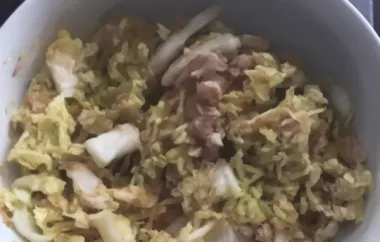 Chinese Napa Cabbage Salad - A Refreshing and Healthy Salad Recipe
