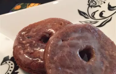 Chocolate Cake Doughnuts