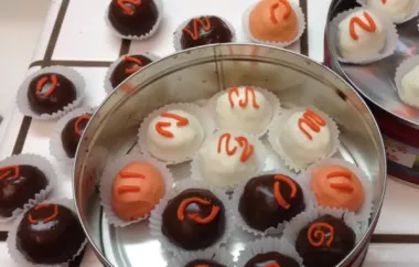 Chocolate Covered Orange Balls