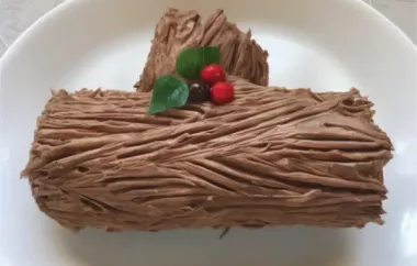 Chocolate Decadence Yule Log