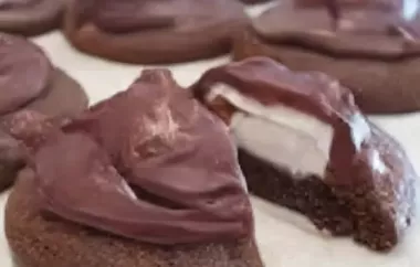 Chocolate-Frosted Marshmallow Cookies