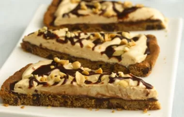 Chocolate Pudding Peanut Butter Pizza