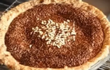 Chocolate-Walnut Pie