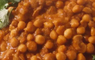 Cholay-Curried Chickpeas