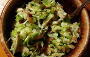Chopped Brussels Sprout Salad