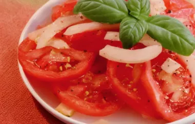 Chrissy's Sweet n' Sour Tomato Salad
