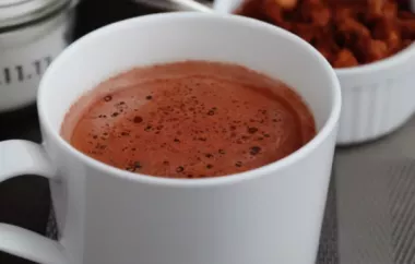 Christmas Morning Hot Chocolate Recipe - A Rich and Creamy Treat to Warm You Up