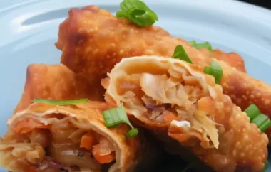 Cindi's Delicious and Flavorful Egg Rolls